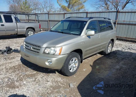 2002 Toyota Highlander Limited V6 из США, поврежденный, VIN JTEGF21A720052353